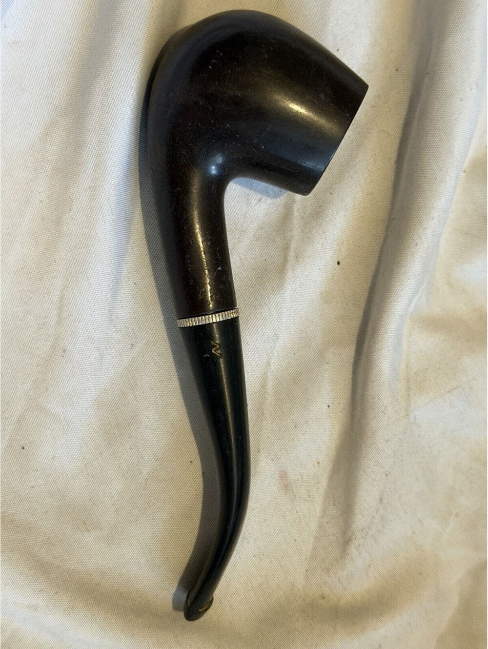 vintage black tobacco pipe